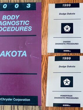 1999 2003 OEM Dodge Dakota Diagnostic Procedures Repair Manuals